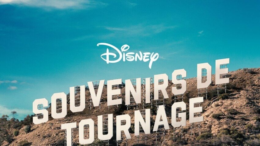 Affiche française de la première saison de la série documentaire de Disney+, Souvenirs de Tournage