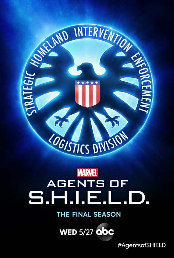 Poster teaser de la septième saison de la série Marvel, Agents of SHIELD