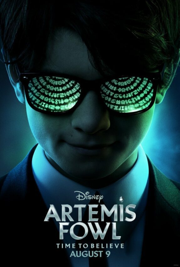 Poster teaser du film Disney+, Artemis Fowl, réalisé par Kenneth Branagh avec Ferdia Shaw