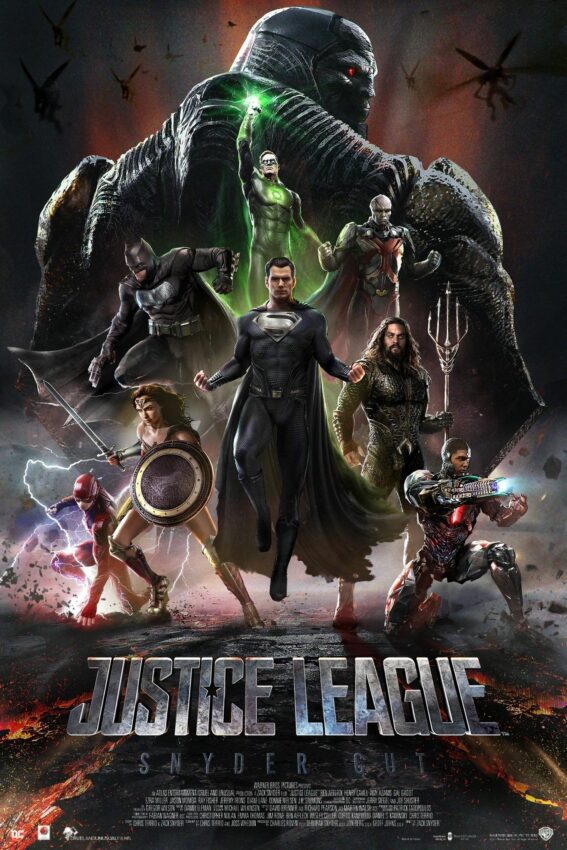 Poster de fan pour la Snyder Cut de Justice League