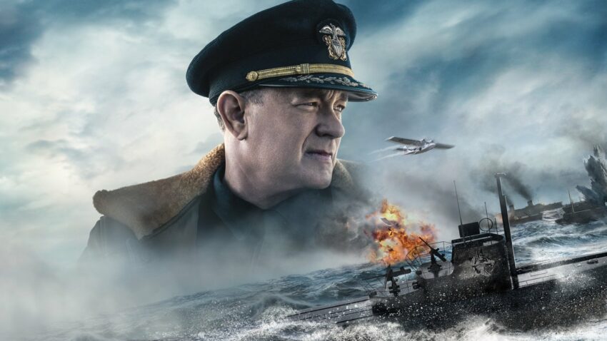Bannière du film USS Greyhound: La bataille de l’Atlantique avec Tom Hanks
