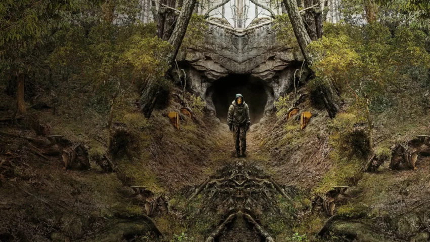 Bannière de la deuxième saison de la série Netflix, Dark, créée par Baran bo Odar et Jantje Friese.