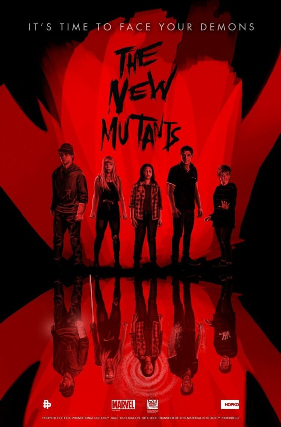 Cinquième poster pour le film Les Nouveaux Mutants dévoilé à la Comic-Con@Home