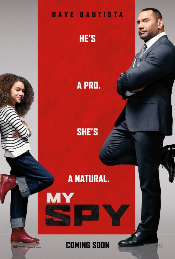 Poster du film Amazon, Mon espion (My Spy) réalisé par Peter Segal avec Dave Bautista et Chloe Coleman