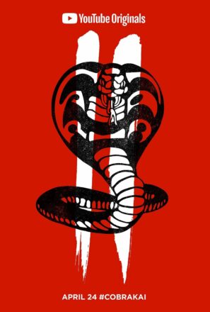 Poster teaser de la saison 2 de la série Cobra Kai