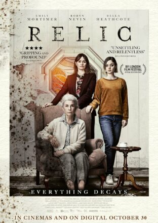 Poster digital du film Relic réalisé par Natalie Erika James avec Emily Mortimer, Robyn Nevin et Bella Heathcote