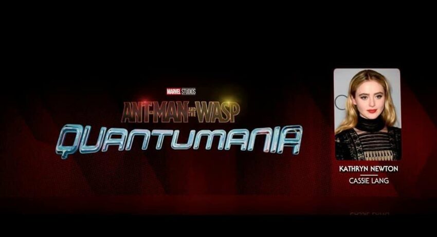Annonce casting du film Ant-Man et la Guêpe: Quantumania avec Kathryn Newton dans le rôle de Cassie Lang