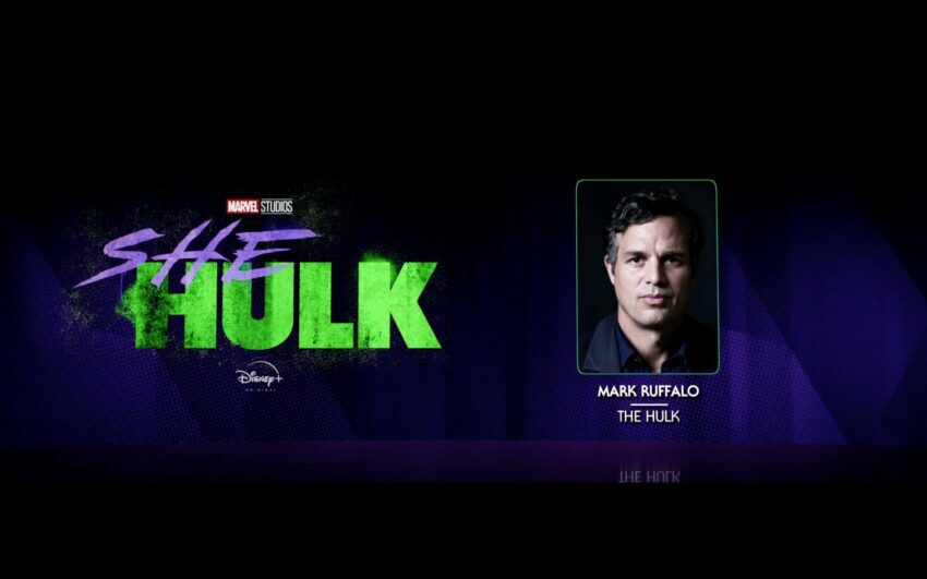 Annonce casting pour la série Marvel Studios pour Disney+, She-Hulk, avec Mark Ruffalo dans le rôle du Hulk