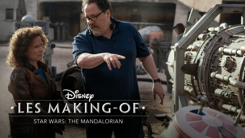 Bannière de la deuxième saison de la série documentaire Les making-of – Star Wars : The Mandalorian avec Jon Favreau