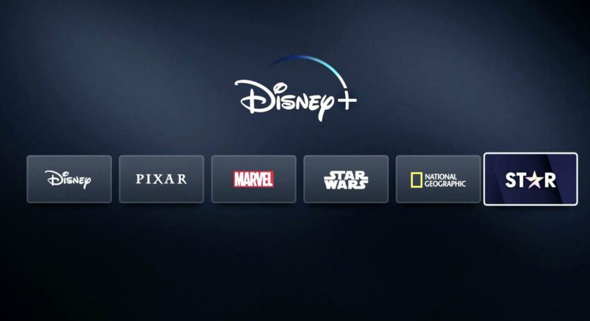 Image montrant l'univers de Star sur Disney+ avec les autres univers