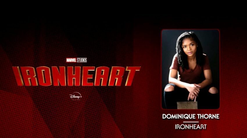 Annonce pour la série Marvel Studios pour Disney+, Ironheart, avec Dominique Thorne dans le rôle d'Ironheart