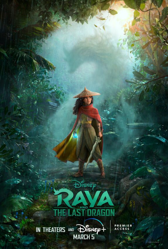 Poster du film Disney, Raya and The Last Dragon