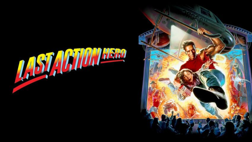 Bannière du film Last Action Hero réalisé par John McTiernan avec Arnold Schwarzenegger
