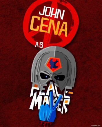 Poster pour le film The Suicide Squad écrit et réalisé par James Gunn avec John Cena (Peacemaker)