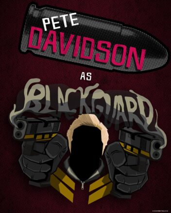 Poster pour le film The Suicide Squad écrit et réalisé par James Gunn avec Pete Davidson (Blackguard)