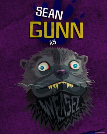 Poster pour le film The Suicide Squad écrit et réalisé par James Gunn avec Sean Gunn (Weasel)