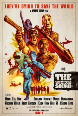 Poster façon Les Douze Salopards pour le film The Suicide Squad écrit et réalisé par James Gunn