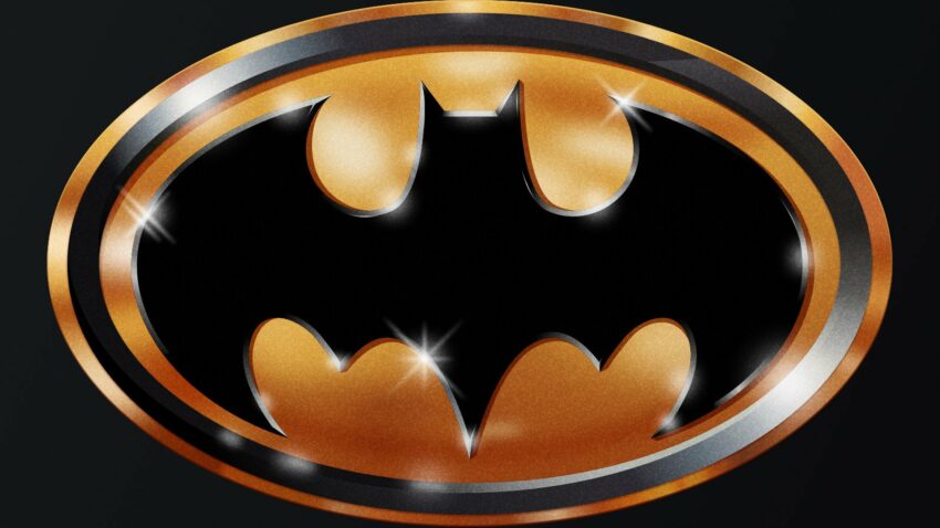 Logo du film Batman (1989) réalisé par Tim Burton avec Michael Keaton, Jack Nicholson et Kim Basinger
