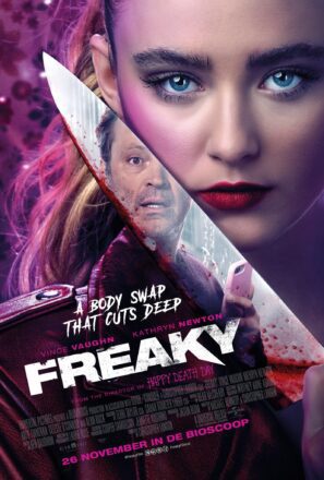 Poster du film Freaky réalisé par Christopher Landon avec Vince Vaughn et Kathryn Newton