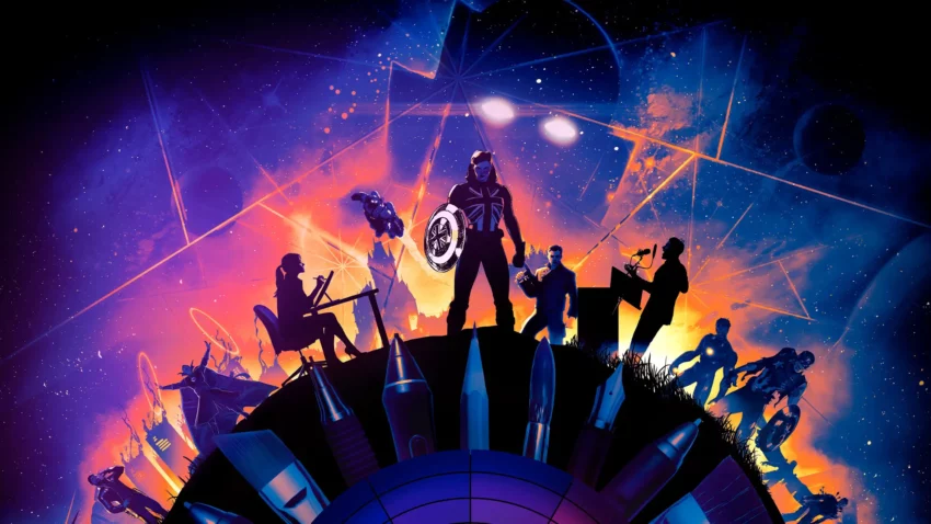 Bannière de l'épisode Le Making-of de What If…? de la série Marvel Studios : Rassemblement.