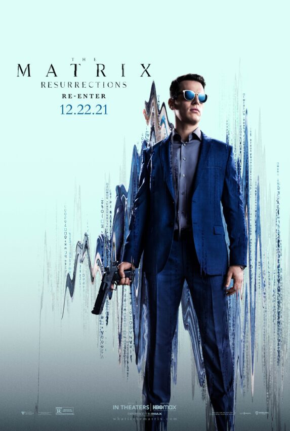 Poster du film Matrix Resurrections réalisé par Lana Wachowski avec Jonathan Groff (Agent Smith)
