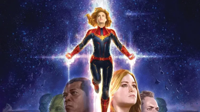 Concept art par Andy Park pour le film Captain Marvel réalisé par Anna Boden et Ryan Fleck avec Brie Larson et Samuel L. Jackson.
