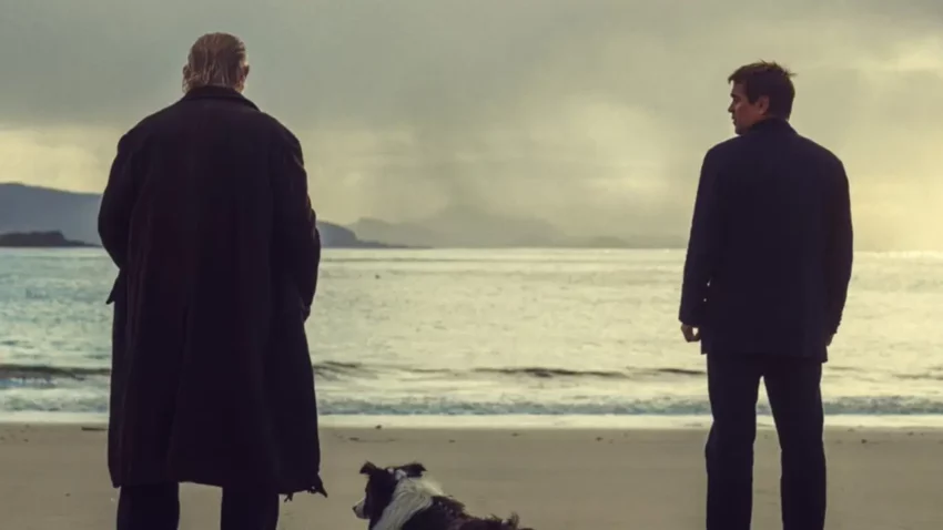 Bannière du film Les Banshees d’Inisherin écrit et réalisé par Martin McDonagh avec Colin Farrell et Brendan Gleeson.