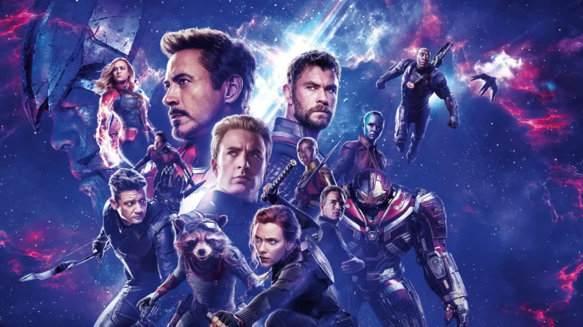 Fond d'écran du Marvel Studios de la Phase 3 de l'Univers Cinématographique Marvel, Avengers : Endgame.