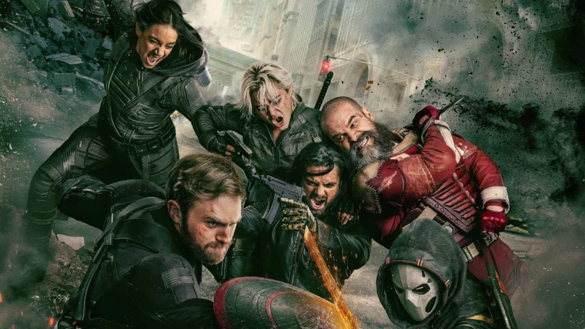 Bannière du film Thunderbolts* avec Florence Pugh, Lewis Pullman, Sebastian Stan, Olga Kurylenko, Hannah John-Kamen, David Harbour, Julia Louis-Dreyfus et Wyatt Russell.
