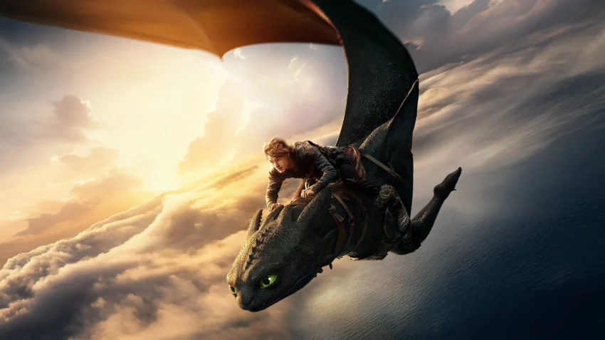Bannière du film Dragons (2025) avec Mason Thames.