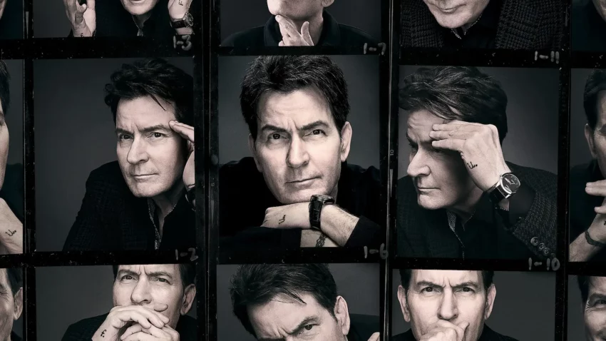 Bannière du documentaire Netflix de 2025n Qui est Charlie ? Tout sur Mr. Sheen.
