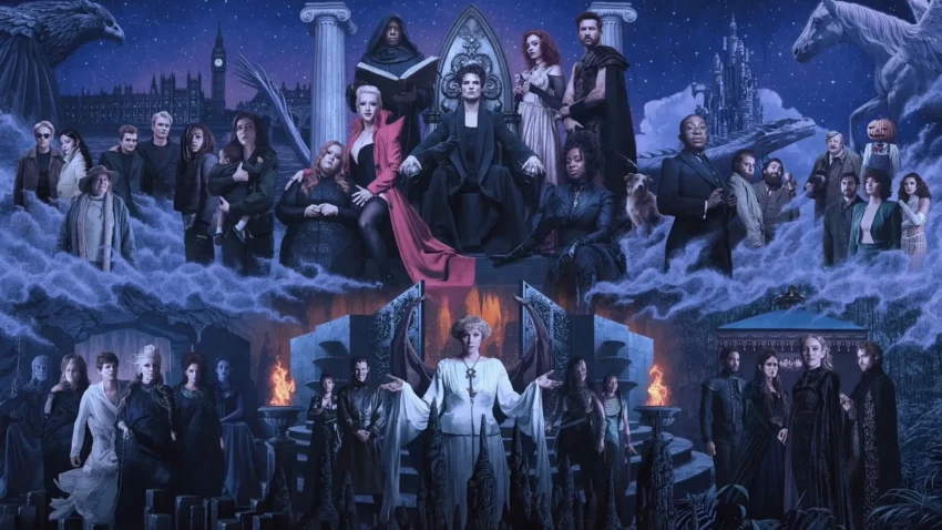 Bannière de la deuxième saison de la série Netflix, Sandman.