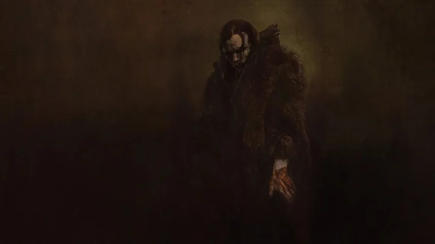 Bannière du film Netflix de 2025, Frankenstein, écrit et réalisé par Guillermo del Toro.