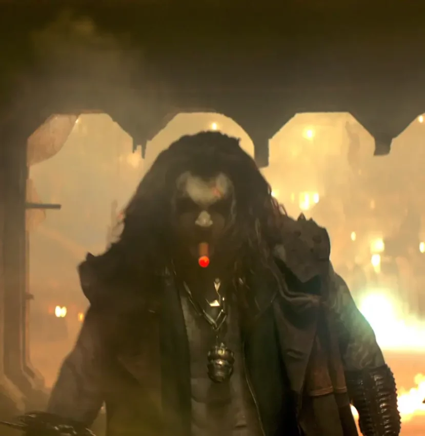 Photo du film DCU, Supergirl, avec Jason Momoa en Lobo.